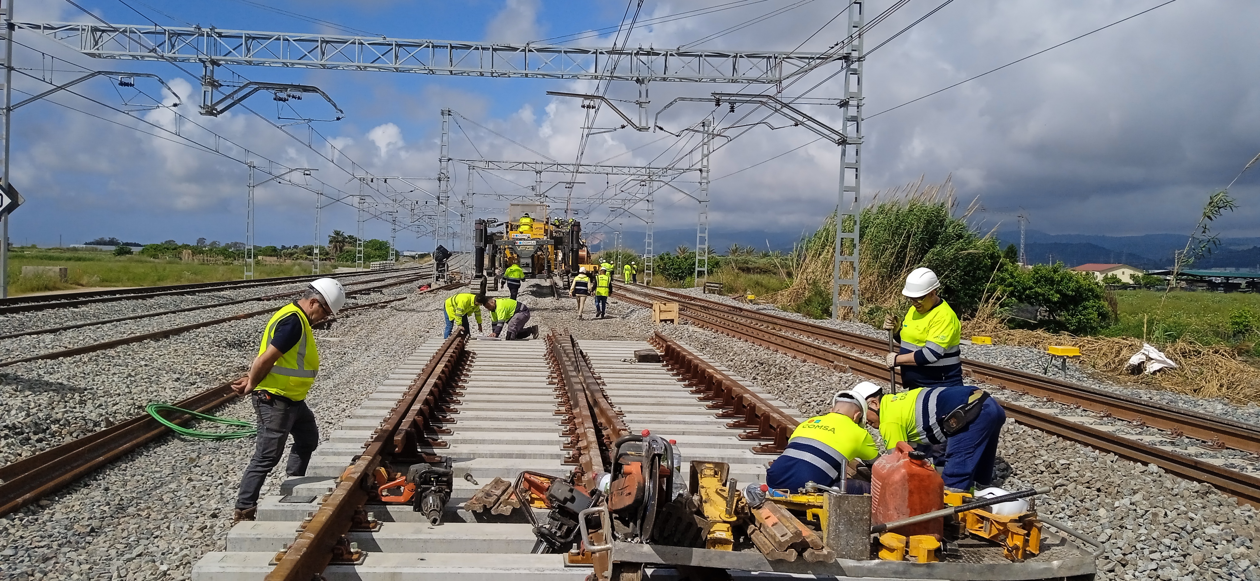 Junio 2025: Montaje de desvío 12.