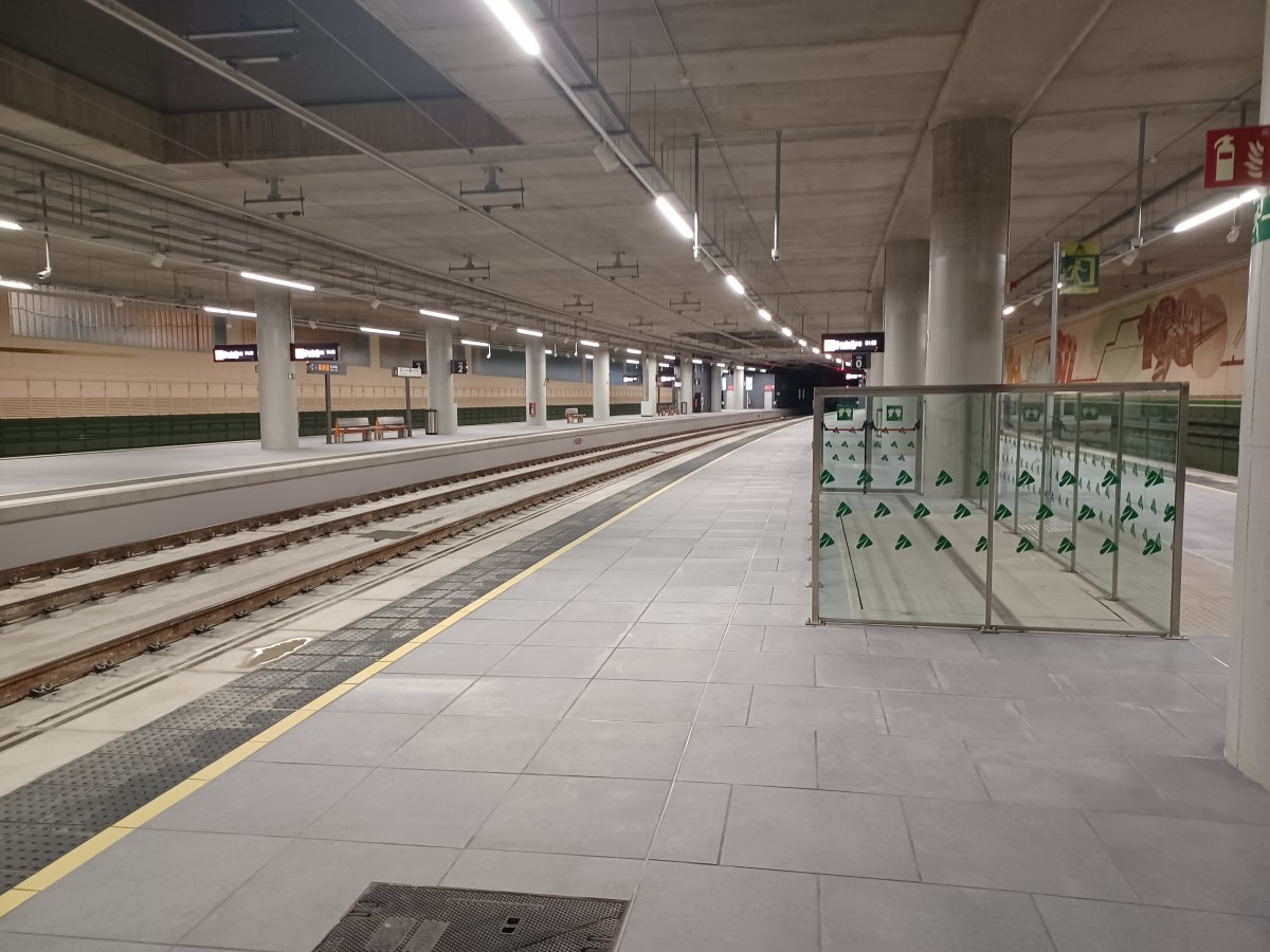 12 de diciembre de 2022. Puesta en servicio de la nueva estación de Sant Andreu.