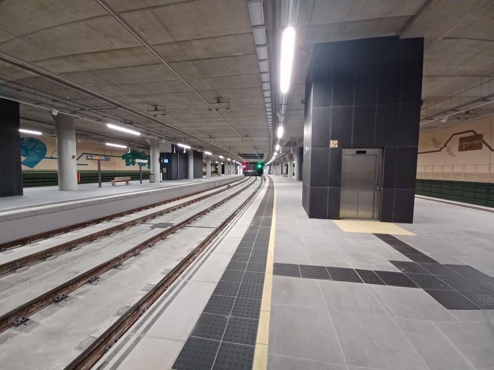 12 de diciembre de 2022. Puesta en servicio de la nueva estación de Sant Andreu.
