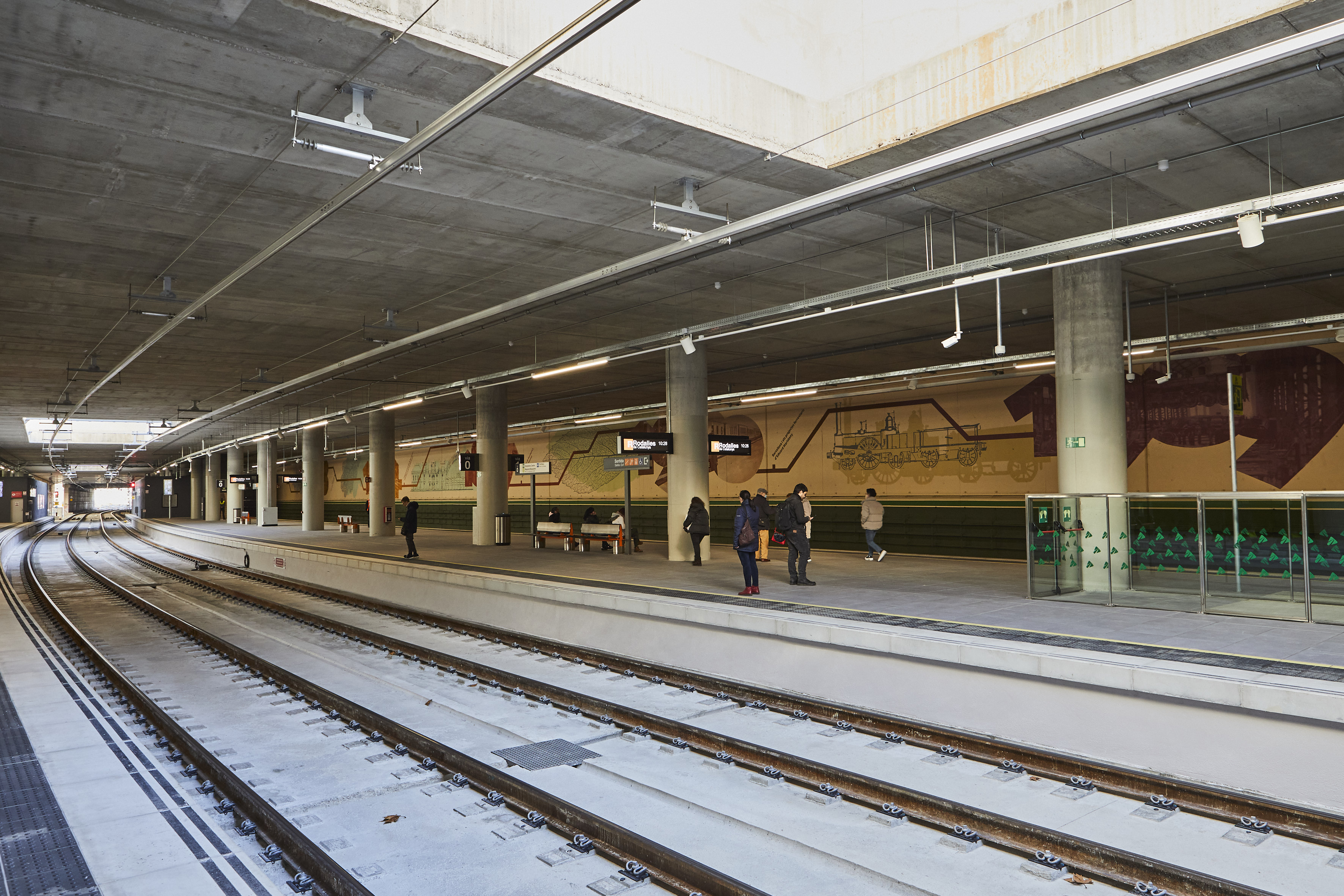 12 de diciembre de 2022. Puesta en servicio de la nueva estación de Sant Andreu.
