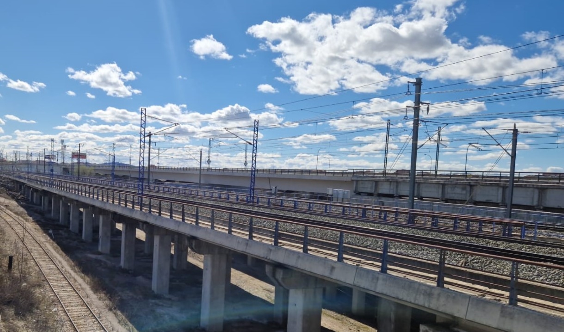 Viaducto Santa Catalia: Tramo a la salida de Madrid