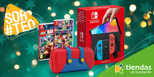 sorteo en 3 RRSS 3 lotes de Nintendo, un lote por red social