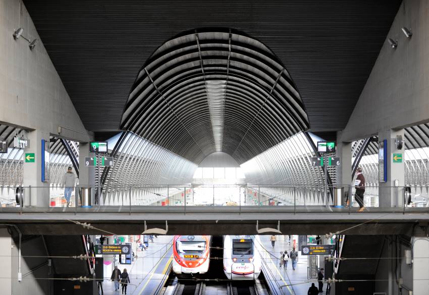 Estación Sevilla Santa Justa, plataformas