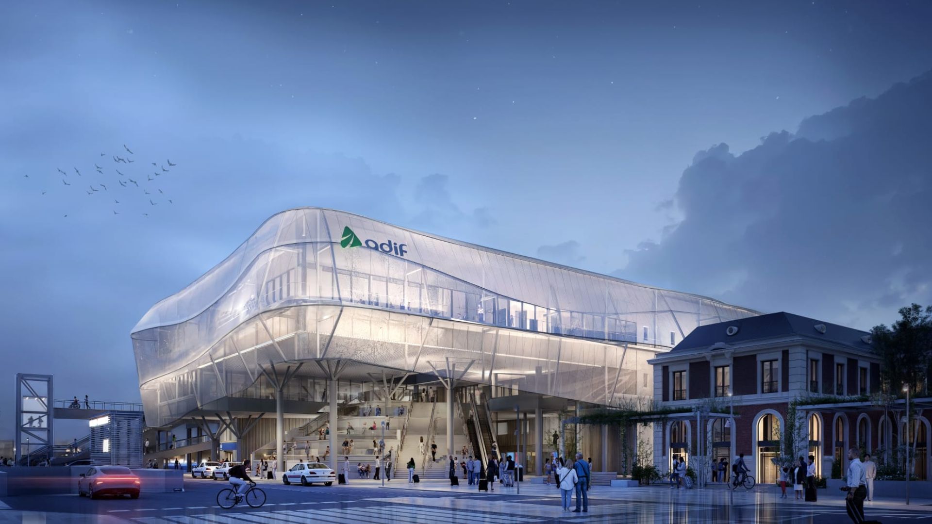 Proyecto de la nueva estación de Valladolid Campo-Grande con la ciudad, el ferrocarril y la arquitectura como protagonistas.