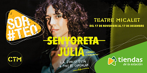 Sorteo en Facebook de 4 entradas dobles para ver “Senyoreta Júlia. La funció està a punt de començar