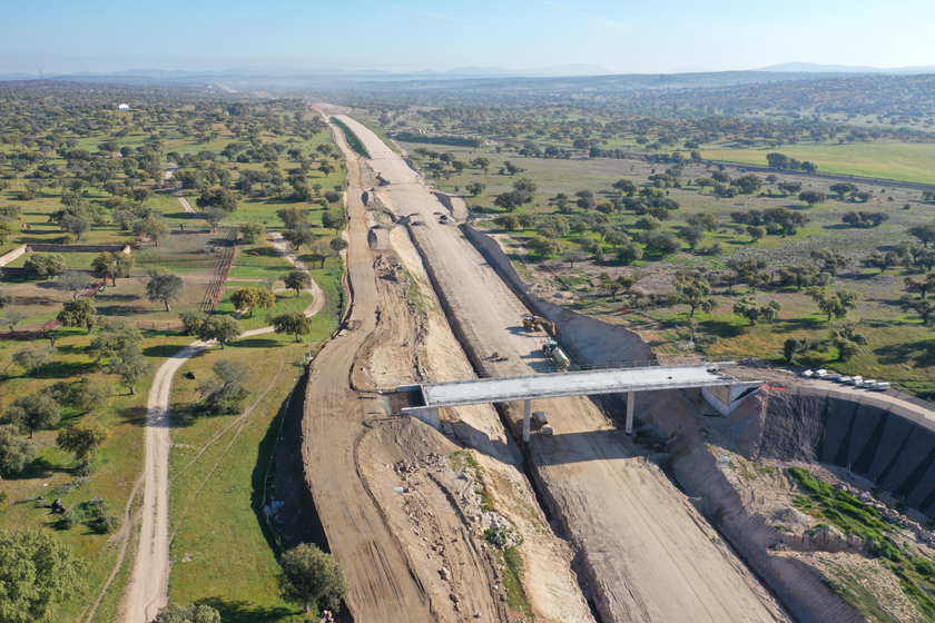 LAV Extremadura. Obras de acceso a Mérida.