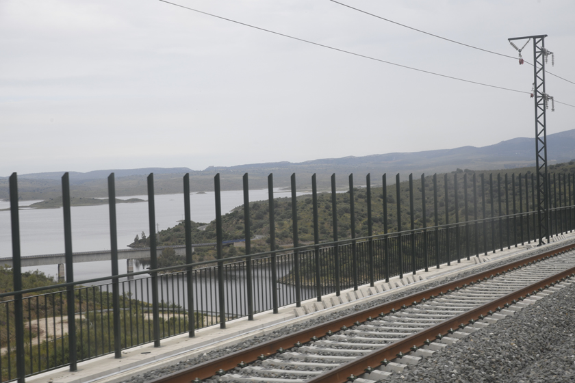 LAV Extremadura. Obras Tramo Cáceres-Plasencia. Viaducto de Almonte.